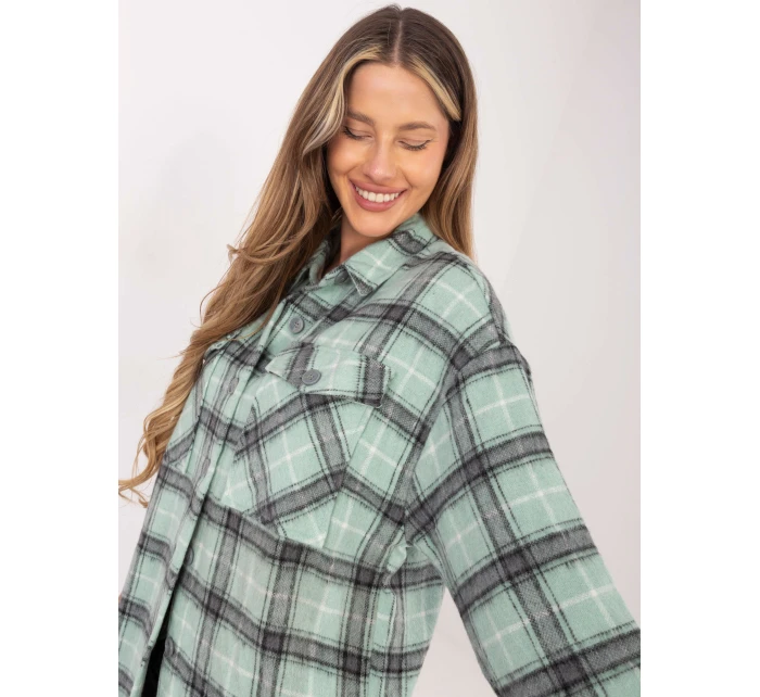 Košeľa DN KS 3967.92 mint