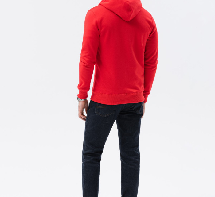 Pánska mikina Ombre Sweatshirt B977-1 Červená