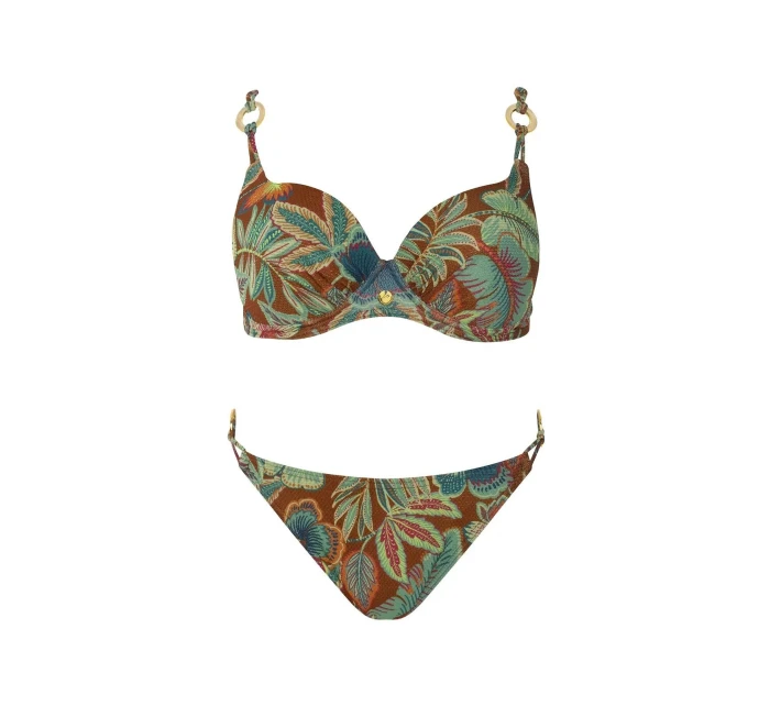 Dámske dvojdielne plavky Mykonos 2 S936MN2 Green Patterned - Self Dámske dvojdielne plavky Mykonos 2 S936MN2 Green Patterned - Self