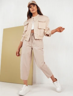 Dámske nohavice BALLOON FANTASY beige FashionStreet UY1669