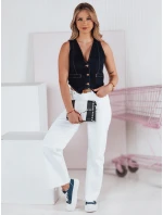 Dámská krátká džínová vesta tmavě modrá Dstreet model 21983588 - FashionStreet