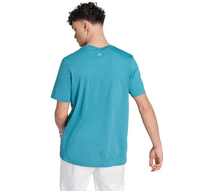 Tričko adidas Essentials Single Jersey Linear s vyšitým logom M IJ8655