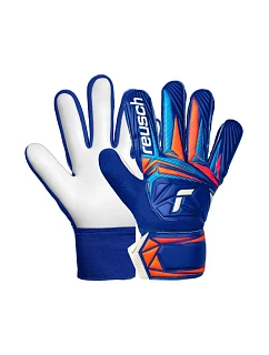Reusch Attrakt Starter Solid Junior Brankárske rukavice Blue 5672514 4126