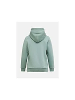 Detská mikina PEAK PERFORMANCE Jr Original Small Logo Hood, zelená farba