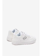 Dětské tenisky na suchý zip  Bílé model 22101607 - Big Star Shoes