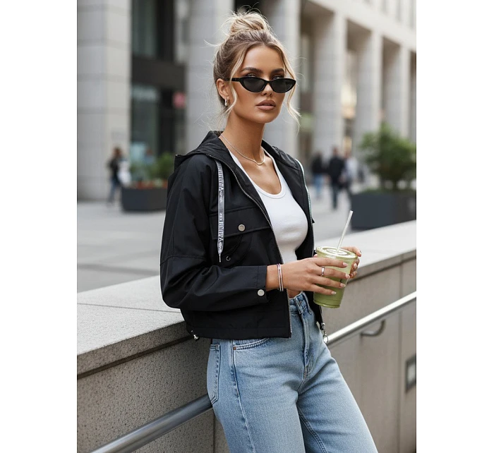 Dámska prechodná bunda FERTI čierna FashionStreet TY4304