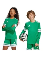 Adidas Squadra 25 detské tričko s dlhým rukávom zelené JN7491 Adidas Squadra 25 detské tričko s dlhým rukávom zelené JN7491