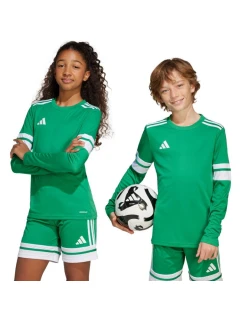 Adidas Squadra 25 detské tričko s dlhým rukávom zelené JN7491