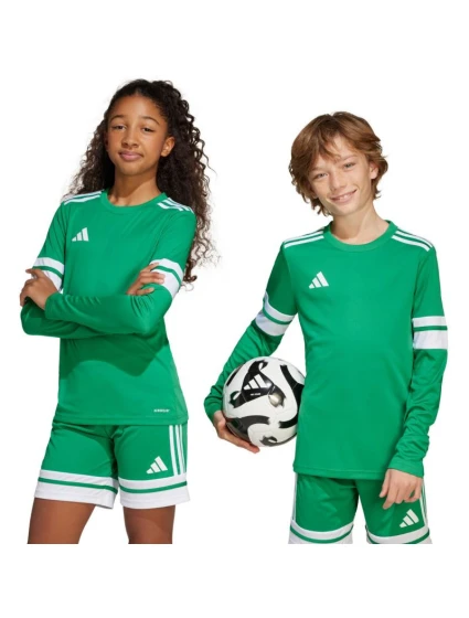 Adidas Squadra 25 detské tričko s dlhým rukávom zelené JN7491 Adidas Squadra 25 detské tričko s dlhým rukávom zelené JN7491