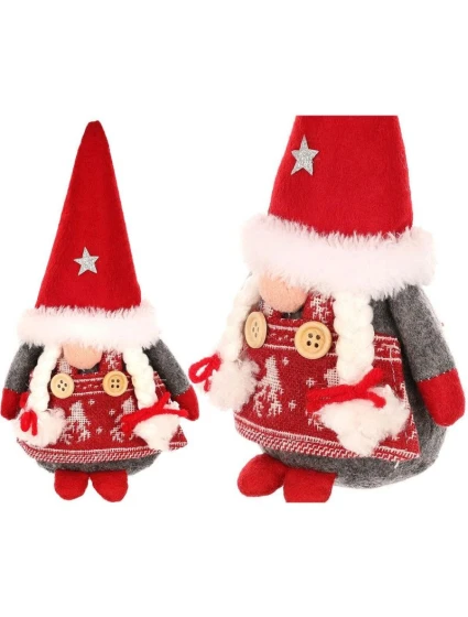 DEKORATÍVNY TRPASLÍK 20CM DIEVČA DEKORATÍVNY TRPASLÍK 20CM DIEVČA