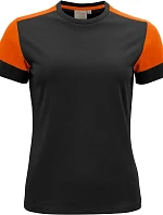 Printer Prime T Women Dámske tričko z hrubej bavlny 61.4031 čierna/oranžová
