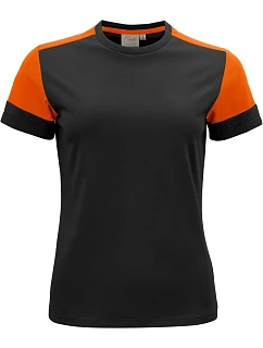 Printer Prime T Women Dámske tričko z hrubej bavlny 61.4031 čierna/oranžová