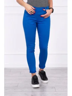 Farebné zadné džínsové nohavice