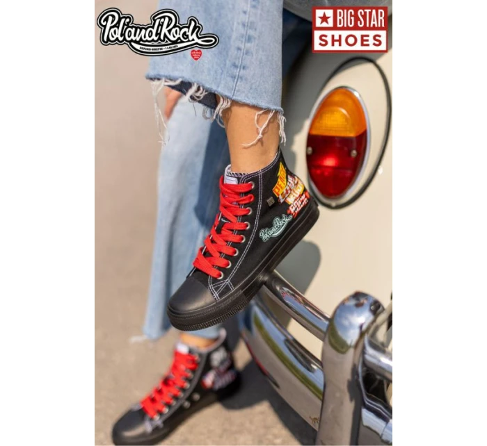 Trampki damskie - 30. Pol 'and'Rock x Big Star OO274A701 Trampki damskie - 30. Pol 'and'Rock x Big Star OO274A701