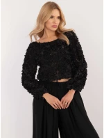 Blúzka MI BZ 26158.20 čierna Blúzka MI BZ 26158.20 čierna