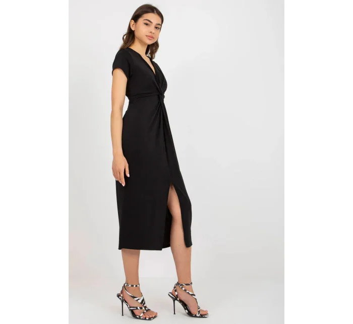 Dámské denní šaty model 18828837 černé New Collection - FPrice Dámské denní šaty model 18828837 černé New Collection - FPrice