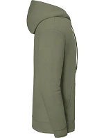 Fruit of the Loom Iconic Premium Hooded Sweat Mikina s kapucňou z hrubej bavlny 16.2284 classic olive