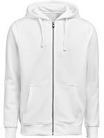Untagged Movement OCS RCS mikina s kapucou na zips Unisex mikina s kapucou z hrubej bavlny 66.5010 biela Untagged Movement OCS RCS mikina s kapucou na zips Unisex mikina s kapucou z hrubej bavlny 66.5010 biela