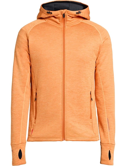 Hoodie Zip Men Pánská mikina s kapucí dark orange model 22470599 - Tenson