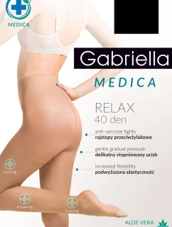 Gabriella Medica Relax 40 DEN Code 111 farba:nero