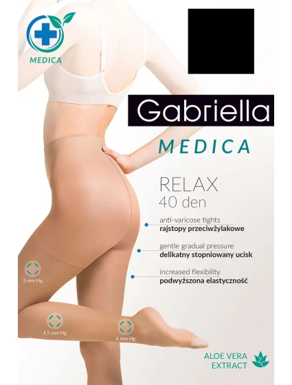 Gabriella Medica Relax 40 DEN Code 111 farba:nero
