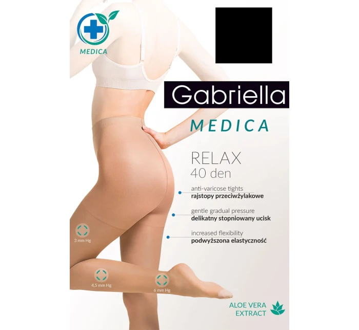 Gabriella Medica Relax 40 DEN Code 111 farba:nero