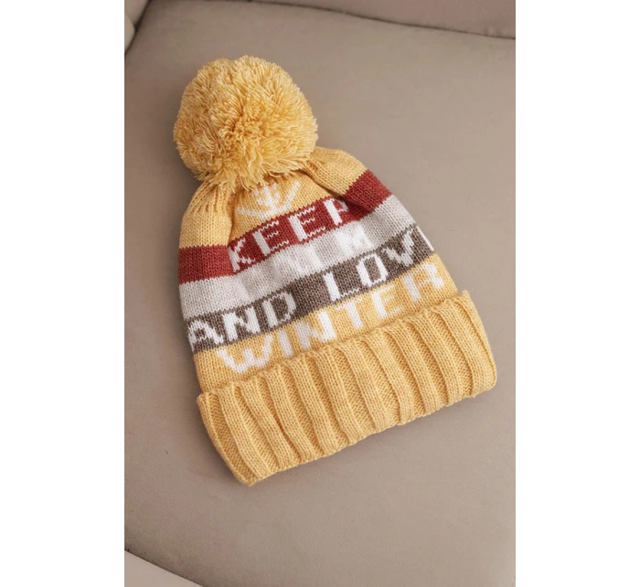 Fleecová čepice Marta K231 ecru Fleecová čepice Marta K231 ecru