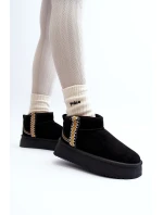 Sněhule Na Platformě S Vzorem Černé model 21645925 - Boto