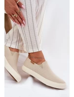 Dámské Tenisky SlipOn Big Star model 21695261 Béžové - Big Star Shoes