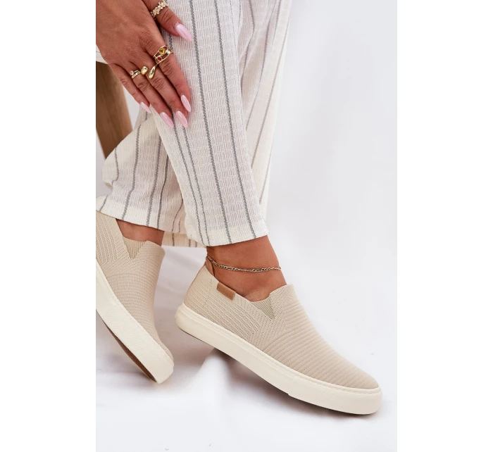 Dámské Tenisky SlipOn Big Star model 21695261 Béžové - Big Star Shoes
