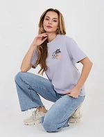 Tričko D12022AH02645AA svetlo fialové