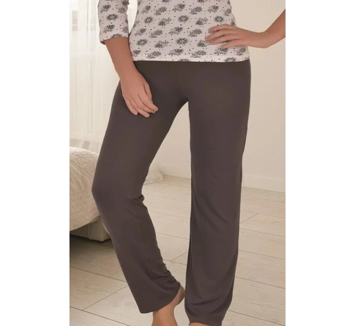 Dámské pyžamo růžové s květinovým vzorem model 19034505 - Cocoon Secret Dámské pyžamo růžové s květinovým vzorem model 19034505 - Cocoon Secret