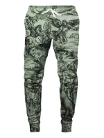 Unisex tepláky SWPN-PC AFD437 Zelené s potlačou - Aloha From Deer