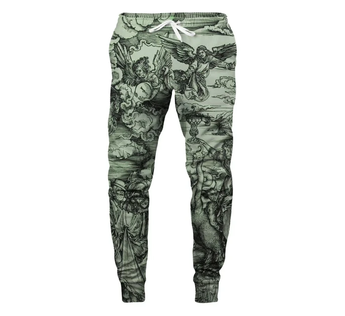 Unisex tepláky SWPN-PC AFD437 Zelené s potlačou - Aloha From Deer