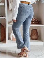 Dámské džínové kalhoty s páskem modré Dstreet model 21985346 - FashionStreet