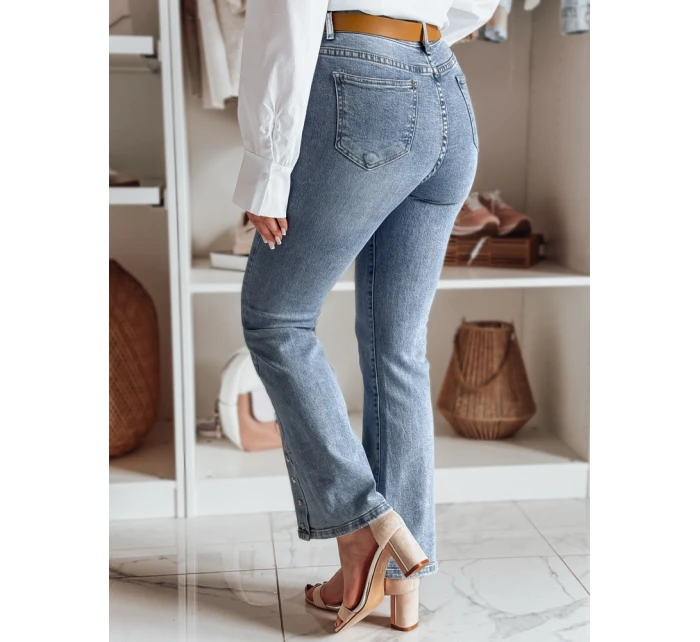Dámské džínové kalhoty s páskem modré Dstreet model 21985346 - FashionStreet