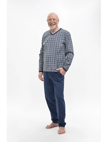 Pánské pyžamo model 22218028 402 dł/r 3XL4XL - MARTEL