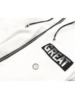 Tenký asymetrický dámsky prehoz cez oblečenie v smotanovej farbe (B8117-26)