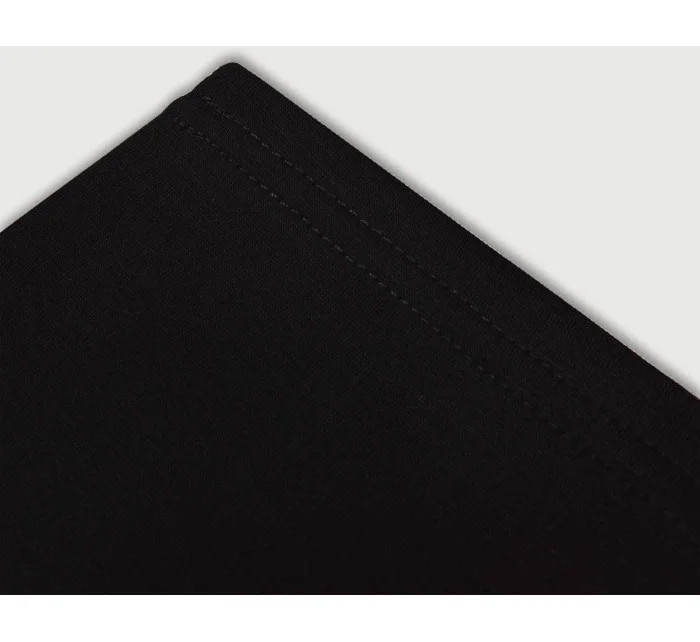 Hrubšie čierne bavlnené legíny (YW06039-1)