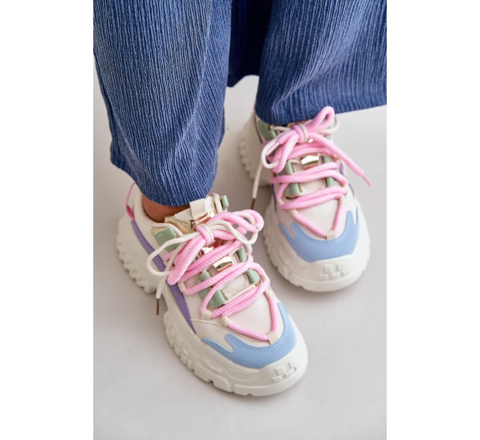 Dámské tenisky na masivní podrážce model 21667390 - Boto Dámské tenisky na masivní podrážce model 21667390 - Boto