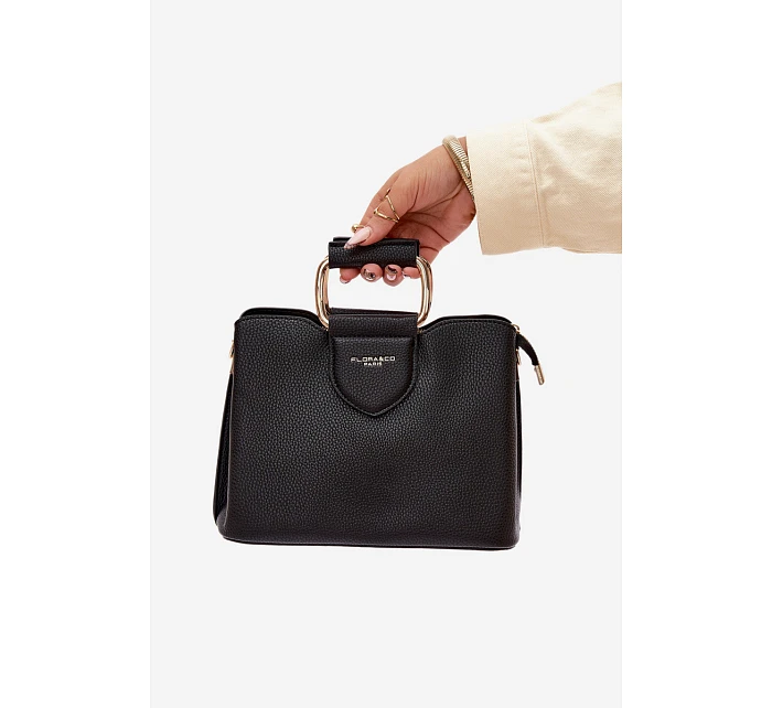 Malá Kabelka Z Eko Kůže Černá model 22111498 - Flora&Co