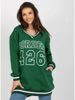 Mikina EM BL 776.19 tmavo zelená Mikina EM BL 776.19 tmavo zelená