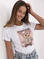 Tričko NM TS NG25285.74P white beige