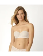 Dámská vyztužená podprsenka Vivid Spotlight model 21745507 krémová - Triumph Dámská vyztužená podprsenka Vivid Spotlight model 21745507 krémová - Triumph