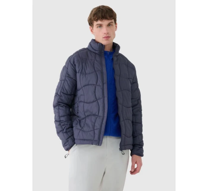 Pánská trekingová bunda model 21434041 s výplní Primaloft Silver - 4F Pánská trekingová bunda model 21434041 s výplní Primaloft Silver - 4F
