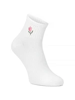 Dámské vysoké krémové bambusové ponožky model 22097400 - FILIPPO