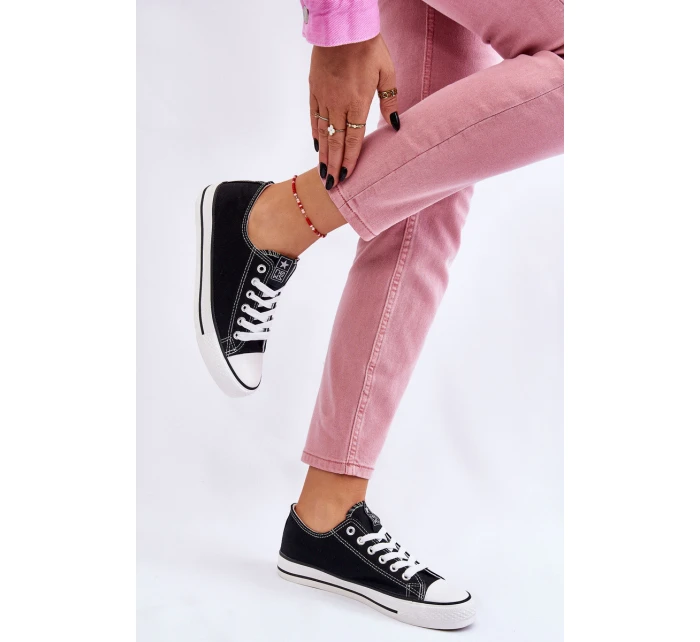 Dámské klasické tenisky černé a bílé model 21607880 - EVENTO