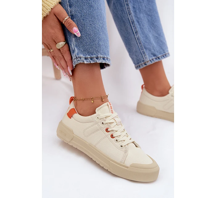 Dámské tenisky Big Star NN274445 Memory Foam System Béžové