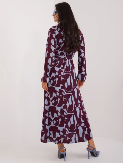 Sukienka model 21717614 bordowy - FPrice
