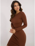 Sukienka RV SK model 21791154 ciemny brązowy - FPrice